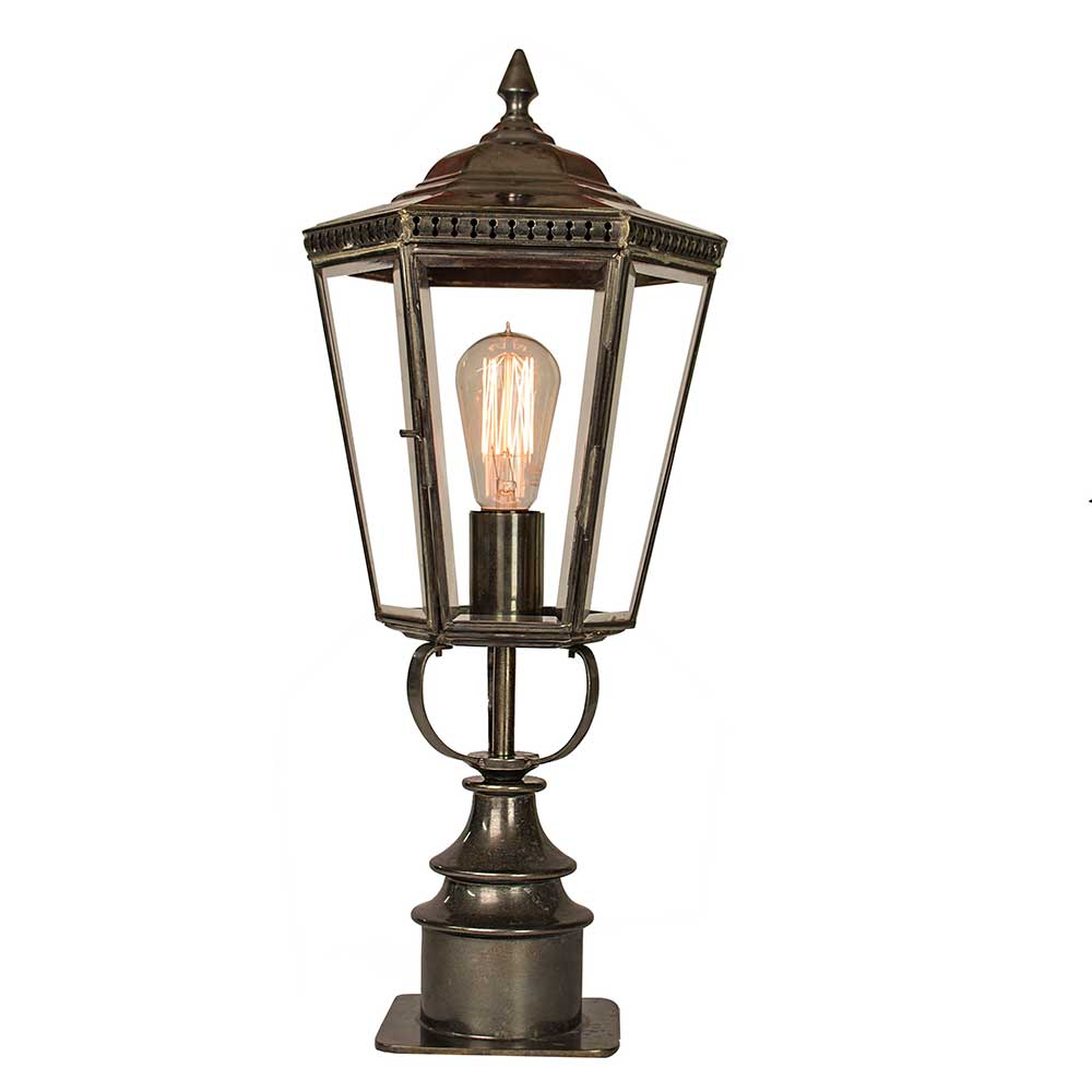 Chelsea Solid Brass Short Pillar Lamp