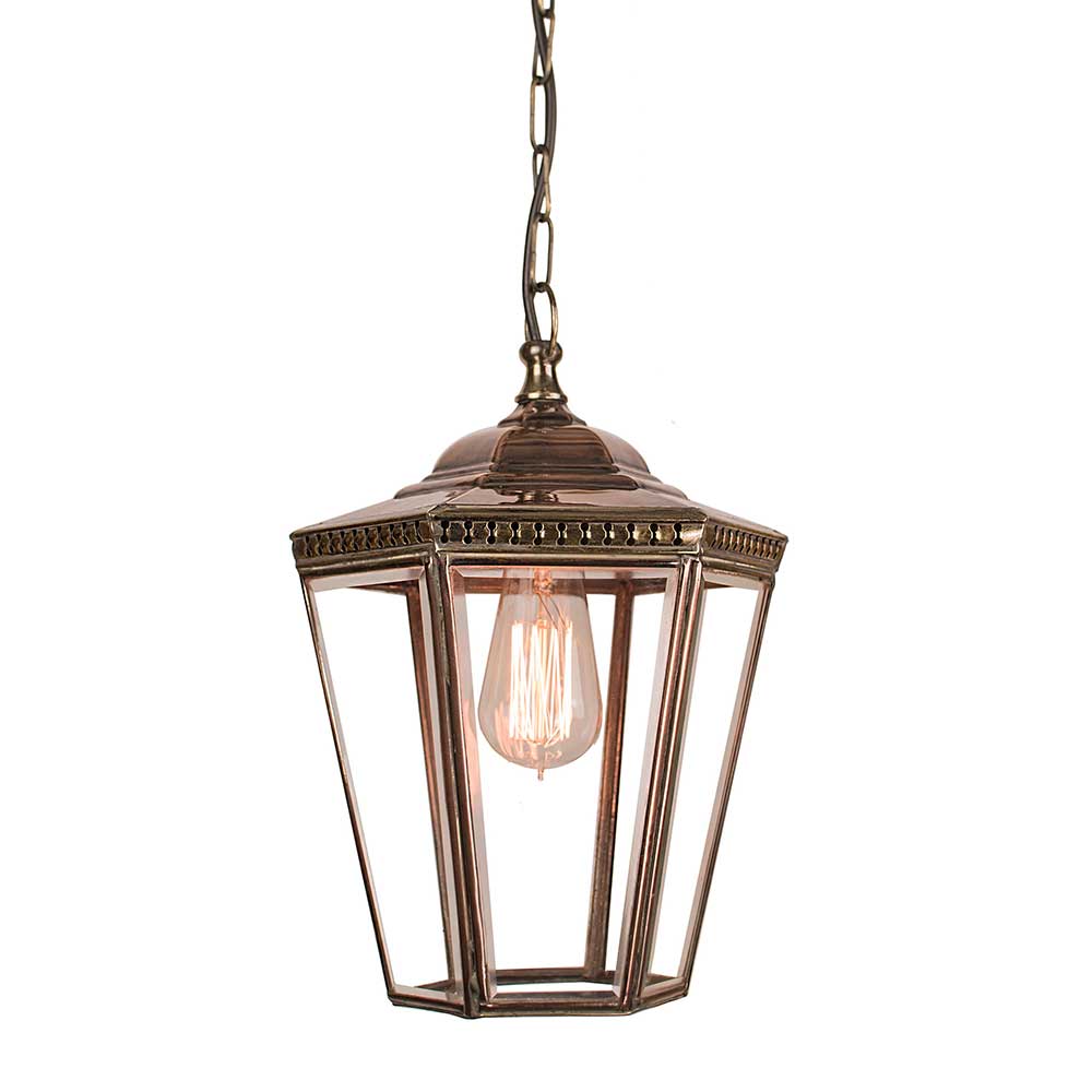 Chelsea Solid Copper Exterior 1 Light Hanging Lantern