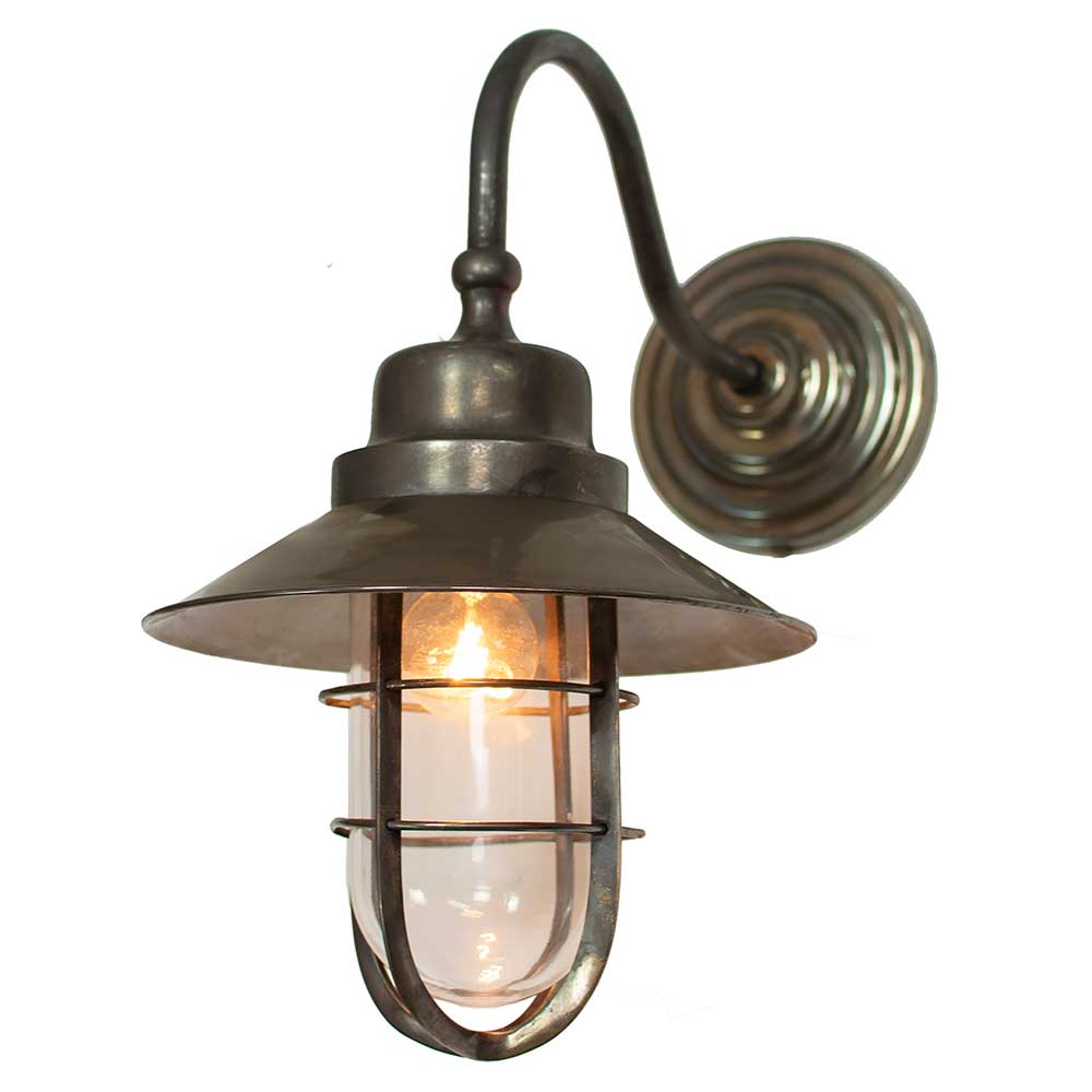 WheelHouse Exterior wall light In Solid Brass