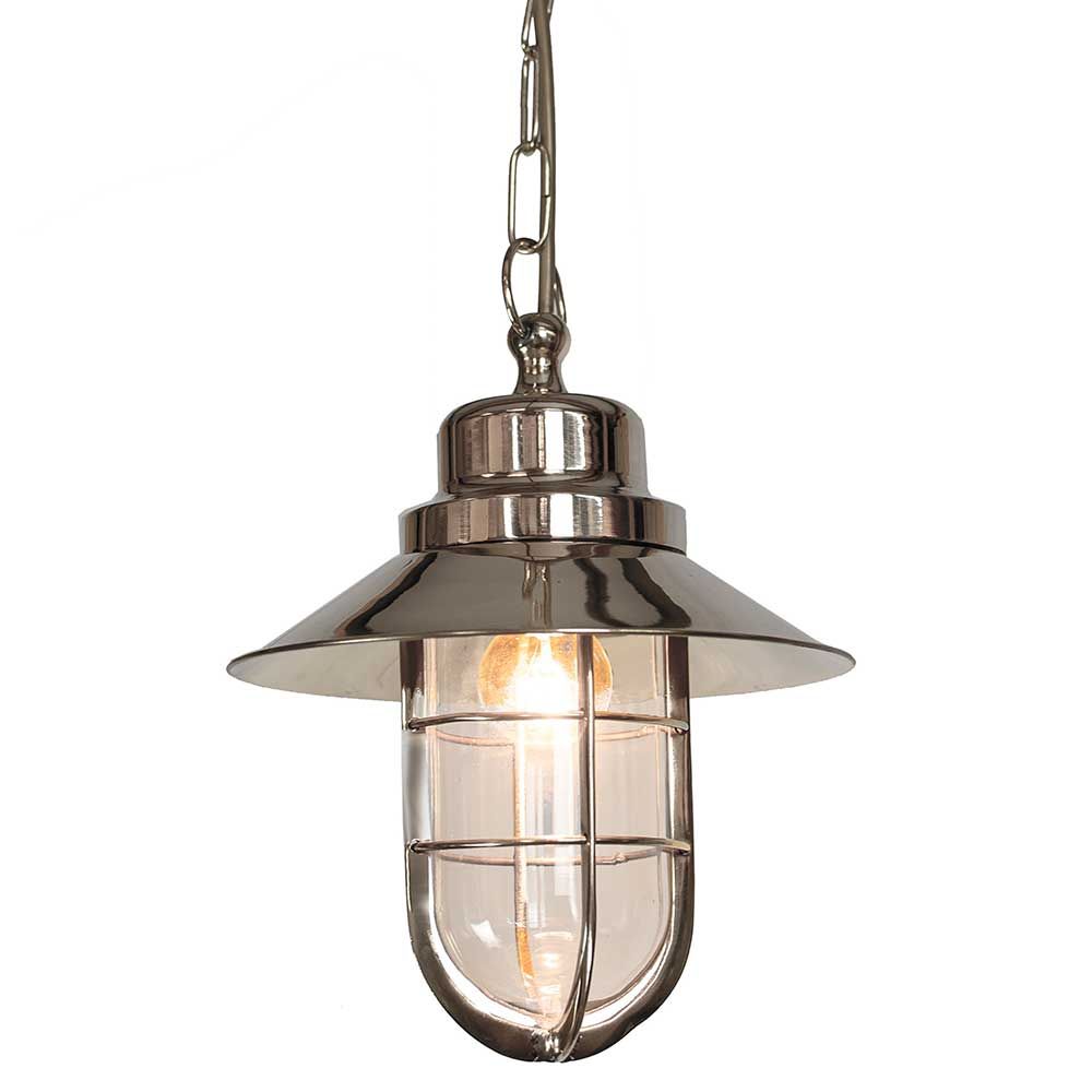 Wheelhouse Hanging Porch Lamp In Nickel