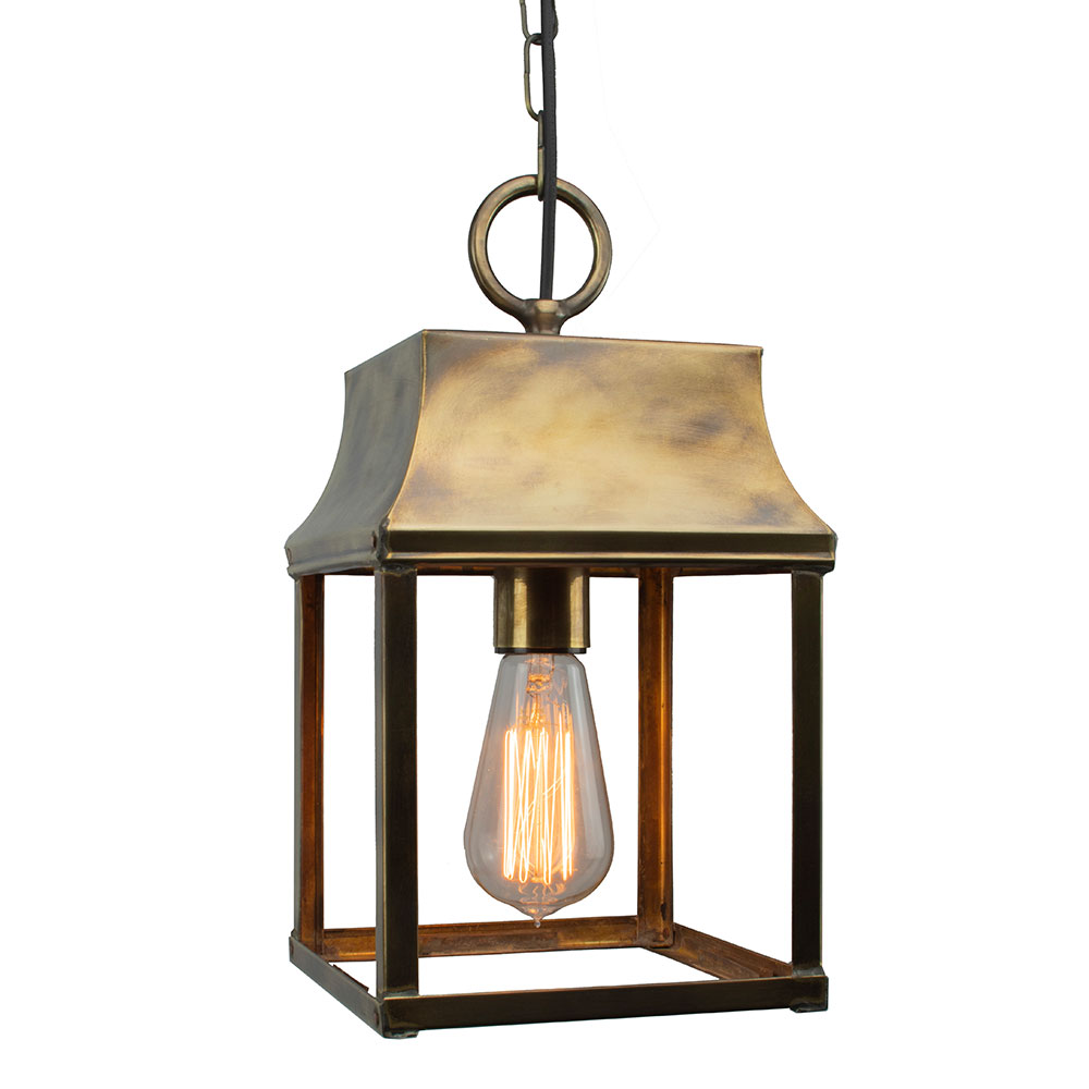 Strathmore Solid Brass 1 Light Hanging Lantern