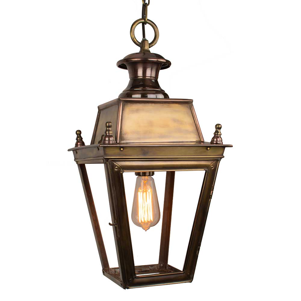 Balmoral Solid Brass Outdoor Hanging Lantern 