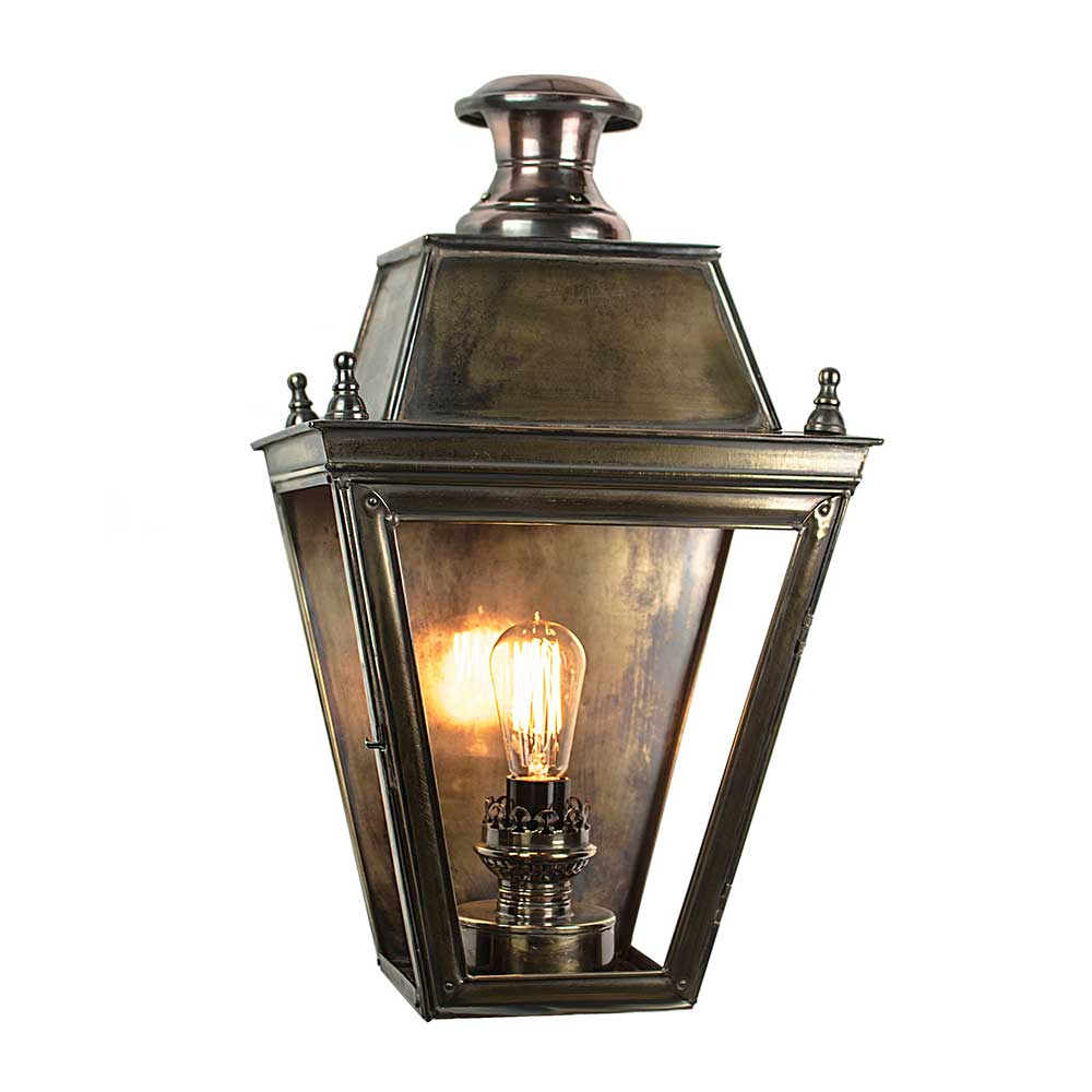 Balmoral Large Solid Brass Exterior Wall Lantern 